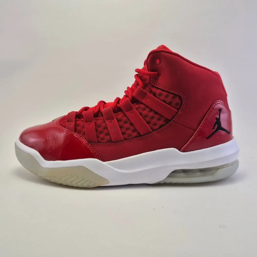 JORDAN "Max Aura" Red Basketball Shoes Mens Size 7.5 - Picture 3 of 12